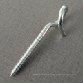 Dead End Bolt Stainless Steel Hooks Cable Wire Fixing Nail Eye Metal Screw Pigtail Hook